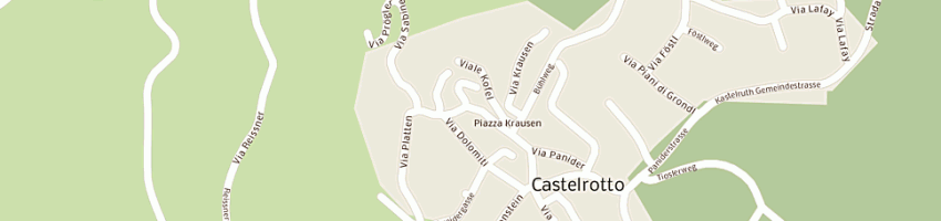 Mappa della impresa caffe' stern konditorei des burgauner tobias und co kg a CASTELROTTO