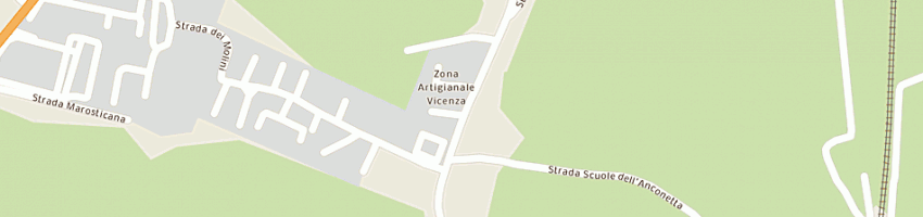 Mappa della impresa prc a VICENZA