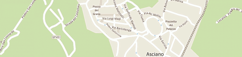 Mappa della impresa gli artieri snc di gallorini alessandra e turillazzi rita a ASCIANO