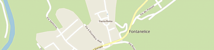 Mappa della impresa cavina claudio e c snc a FONTANELICE