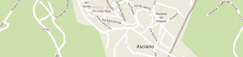 Mappa della impresa barbi delio a ASCIANO