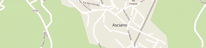 Mappa della impresa maglificio stella di vigni rossana e c snc a ASCIANO