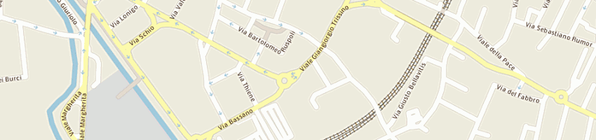 Mappa della impresa hotel ristorante continental srl a VICENZA