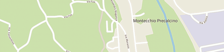 Mappa della impresa istituto afrodite a MONTECCHIO PRECALCINO