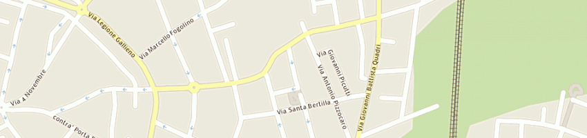 Mappa della impresa casetto daniele a VICENZA