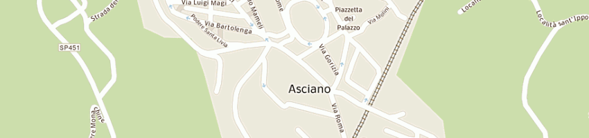 Mappa della impresa consorzio agrario provinciale di siena a ASCIANO