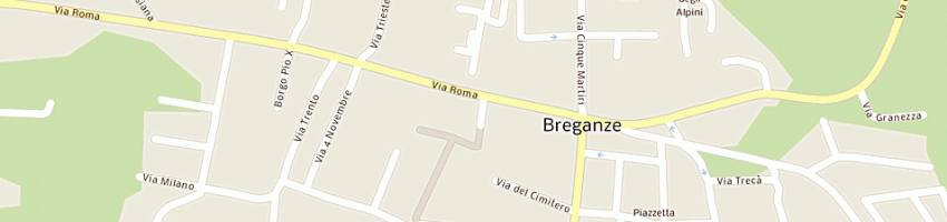 Mappa della impresa centro sartori g di billo carlo e c sas a BREGANZE