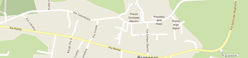 Mappa della impresa ciscato carla a BREGANZE