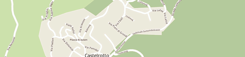 Mappa della impresa gasslitter zazilia a CASTELROTTO