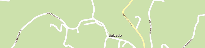 Mappa della impresa farmacia dottmele alberto a SALCEDO