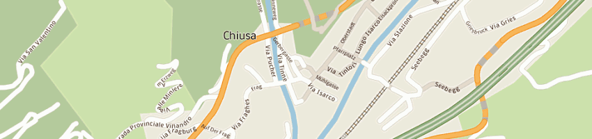 Mappa della impresa meraner lageder anna a CHIUSA
