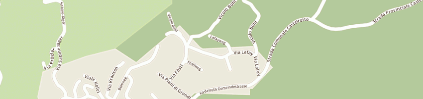 Mappa della impresa lang ewald e lanziner klemens snc a CASTELROTTO