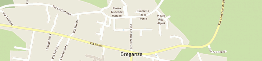 Mappa della impresa parise sas di massimo parise e c a BREGANZE