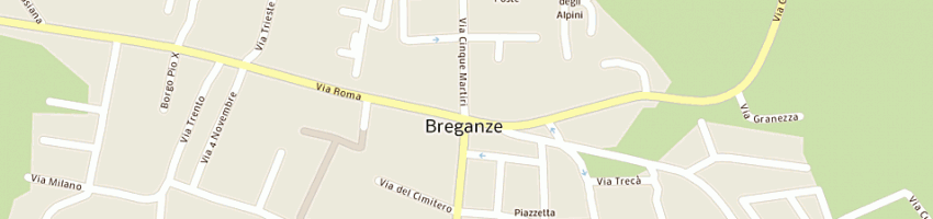 Mappa della impresa banca san giorgio - credito cooperativo di fara vic (soccooprl) a BREGANZE