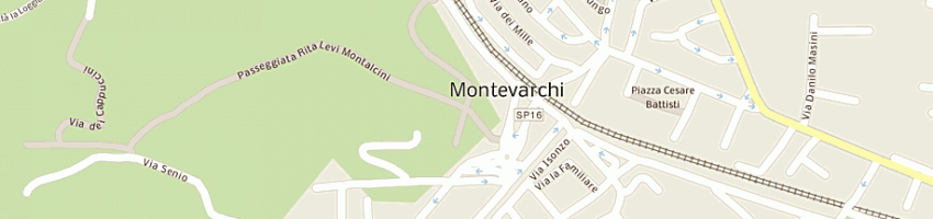 Mappa della impresa bernini luciana a MONTEVARCHI