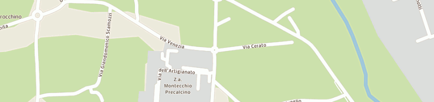 Mappa della impresa guazzelli dino a MONTECCHIO PRECALCINO