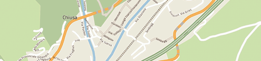 Mappa della impresa oberrauch distribuzione marche srl a CHIUSA