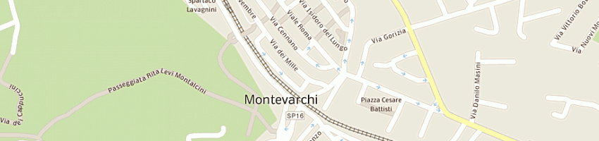 Mappa della impresa comune a MONTEVARCHI