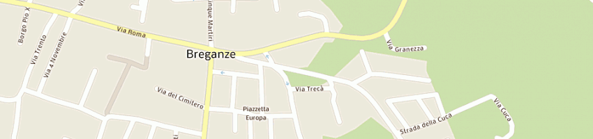 Mappa della impresa pauletto davide a BREGANZE