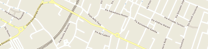 Mappa della impresa nannetti lino a VICENZA