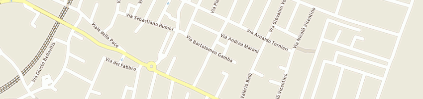 Mappa della impresa bar 2000 a VICENZA