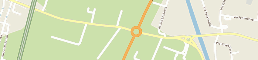 Mappa della impresa franciosi e ronchi sas di ronchi giuseppe e c a FERRARA