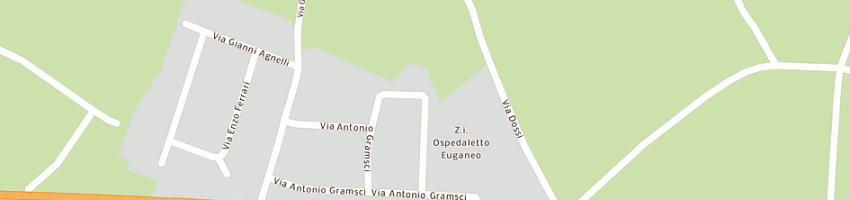 Mappa della impresa cucco sandro a OSPEDALETTO EUGANEO