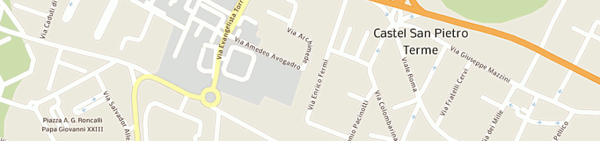 Mappa della impresa dalferro alberto srl a CASTEL SAN PIETRO TERME