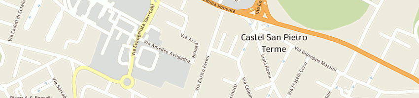 Mappa della impresa sameca srl a CASTEL SAN PIETRO TERME