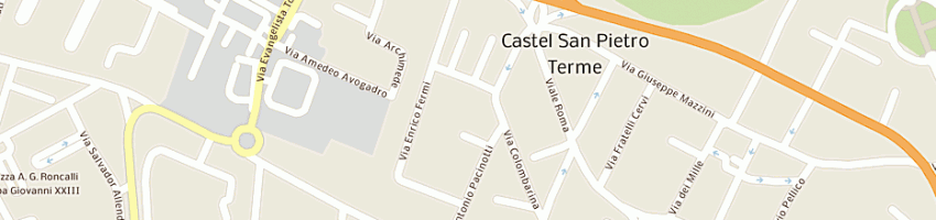 Mappa della impresa algeco spa a CASTEL SAN PIETRO TERME