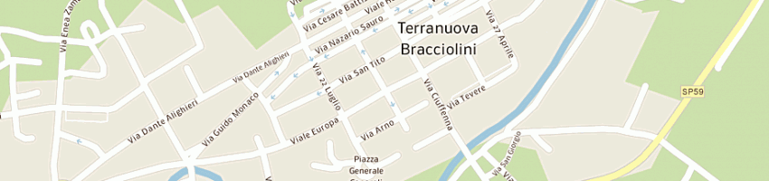 Mappa della impresa centro sole di ferri barbara a TERRANUOVA BRACCIOLINI