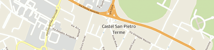 Mappa della impresa tozzola mario a CASTEL SAN PIETRO TERME