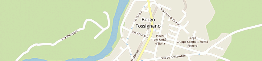 Mappa della impresa poggi nadia a BORGO TOSSIGNANO