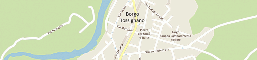Mappa della impresa pompon di ghini carla e c snc a BORGO TOSSIGNANO