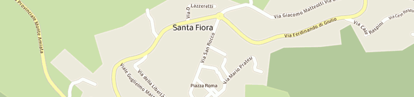 Mappa della impresa asili comunali a SANTA FIORA