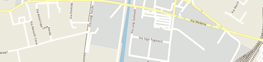 Mappa della impresa ville estensi srl a FERRARA