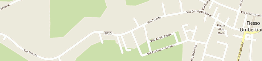 Mappa della impresa martello umberto pio a FIESSO UMBERTIANO