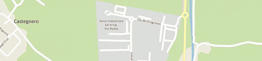 Mappa della impresa sacit srl a CASTEGNERO