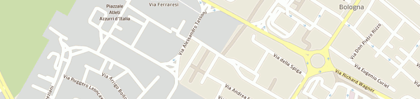 Mappa della impresa albergo hotel lucrezia borgia a FERRARA