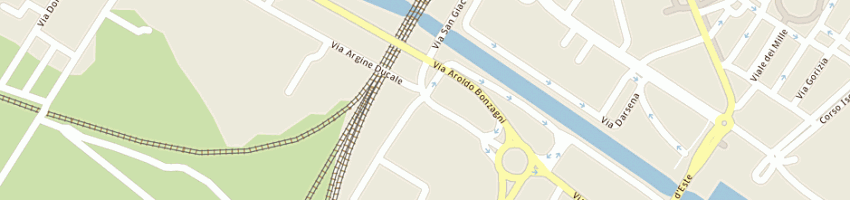 Mappa della impresa immobiliare argine ducale a FERRARA