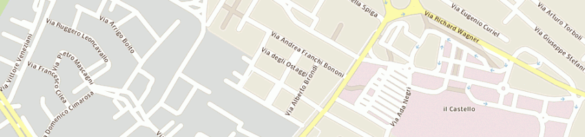 Mappa della impresa mingotti giorgio a FERRARA