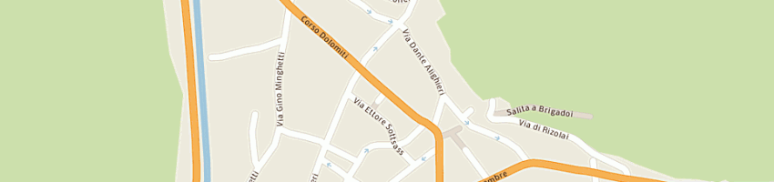 Mappa della impresa giardino srl a PREDAZZO