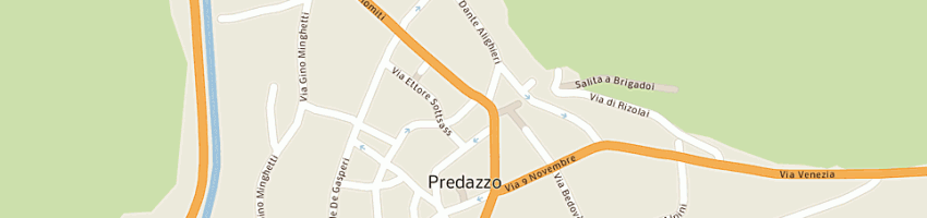 Mappa della impresa guadagnini tarcisio a PREDAZZO