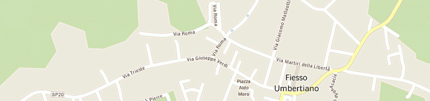 Mappa della impresa thema progettazioni srl a FIESSO UMBERTIANO