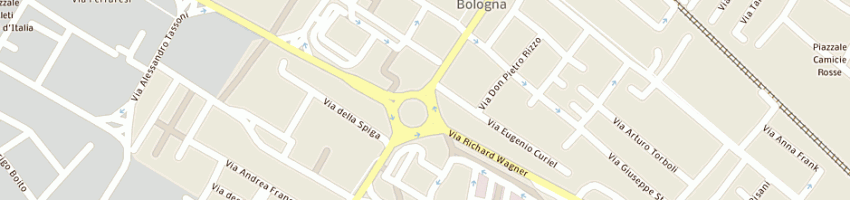 Mappa della impresa molesini alberto e c (snc) a FERRARA