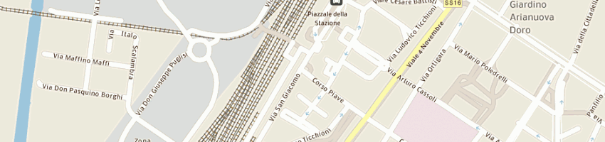Mappa della impresa vergoni sas di vergoni lamberto e c a FERRARA