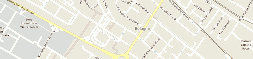 Mappa della impresa cosanni michele a FERRARA