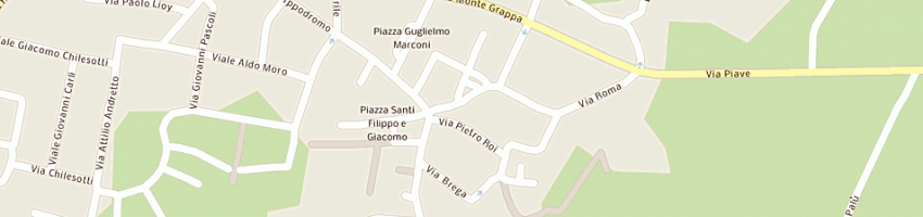 Mappa della impresa raccanelli giordano a SANDRIGO