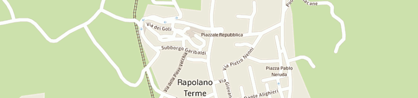 Mappa della impresa bar dodo snc di vannucchi e nucci a RAPOLANO TERME