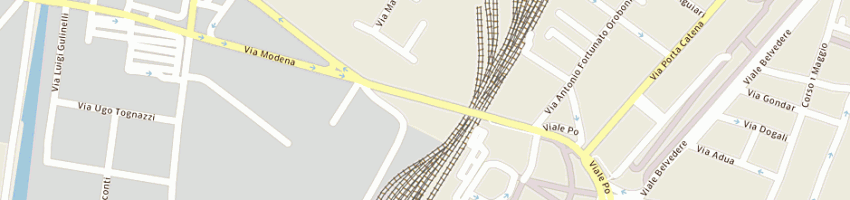 Mappa della impresa canella mario a FERRARA